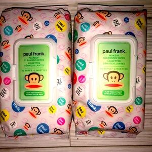 Paul Frank Makeup Cleansing Wipes | Set of 2 Packs | Aloe 40 Wipes Each.